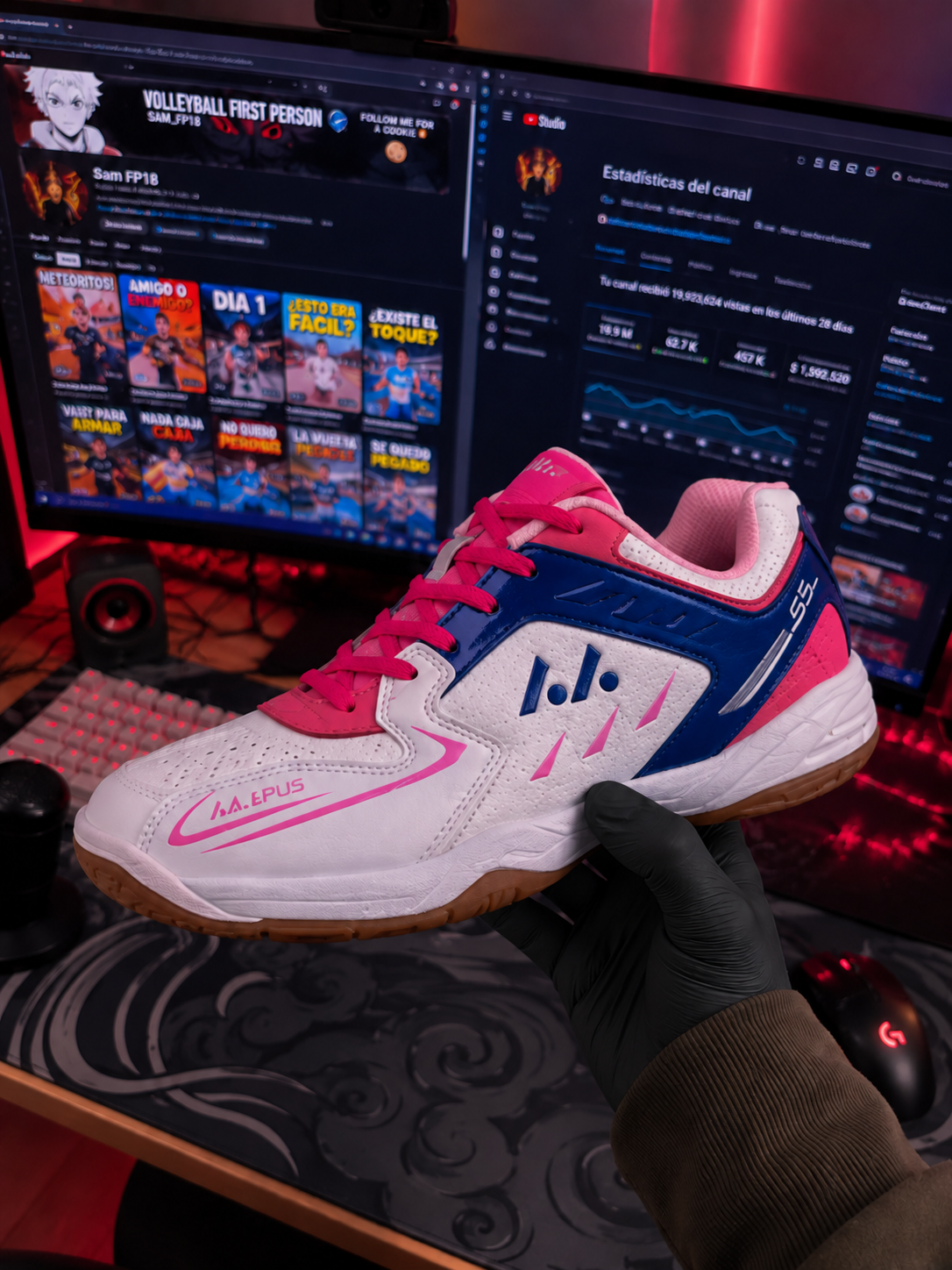 Raptor Court 65 – Zapatillas de Voleibol Indoor