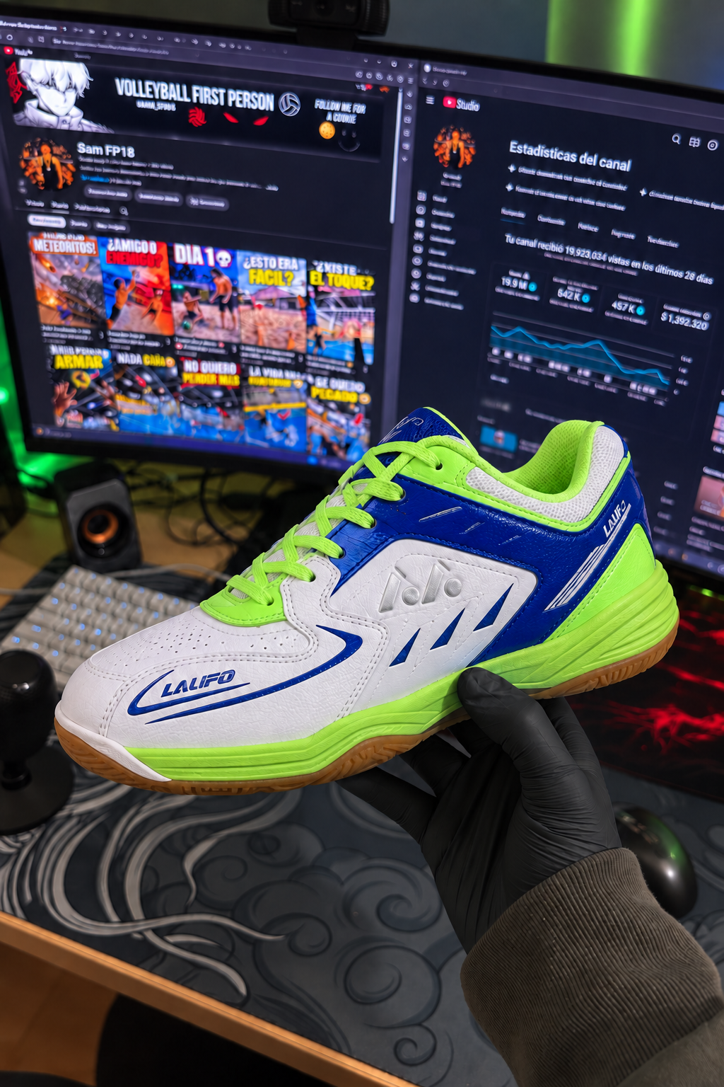 Raptor Court 65 – Zapatillas de Voleibol Indoor