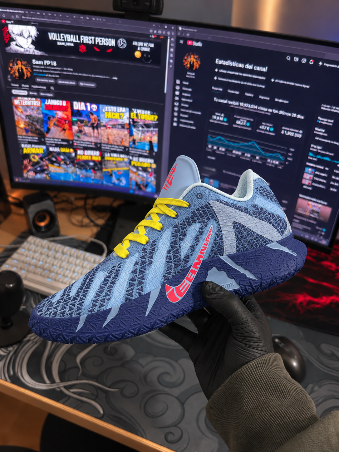 Court X9 – Zapatillas de Voleibol Indoor
