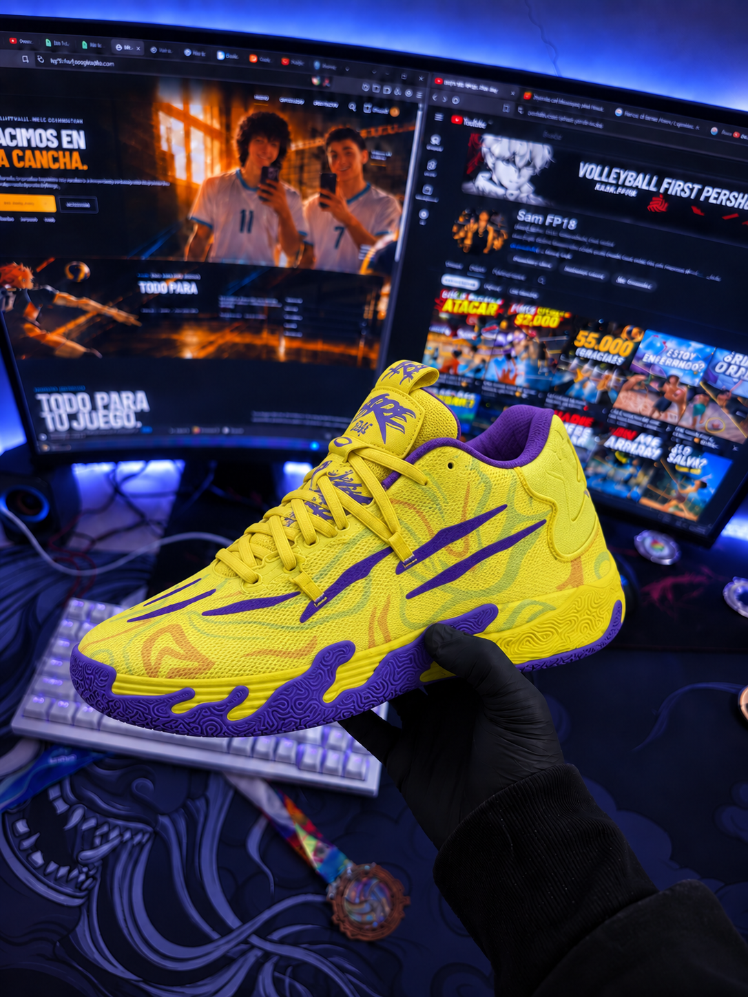 M3 Court – Zapatillas de Voleibol