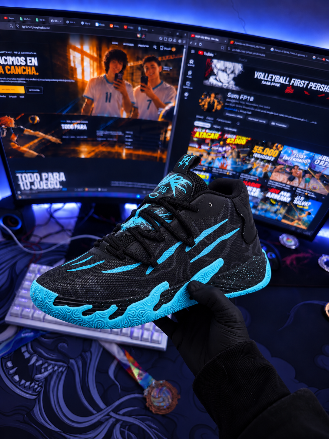 M3 Court – Zapatillas de Voleibol